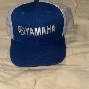 Yamaha Blue Cap with White Mesh